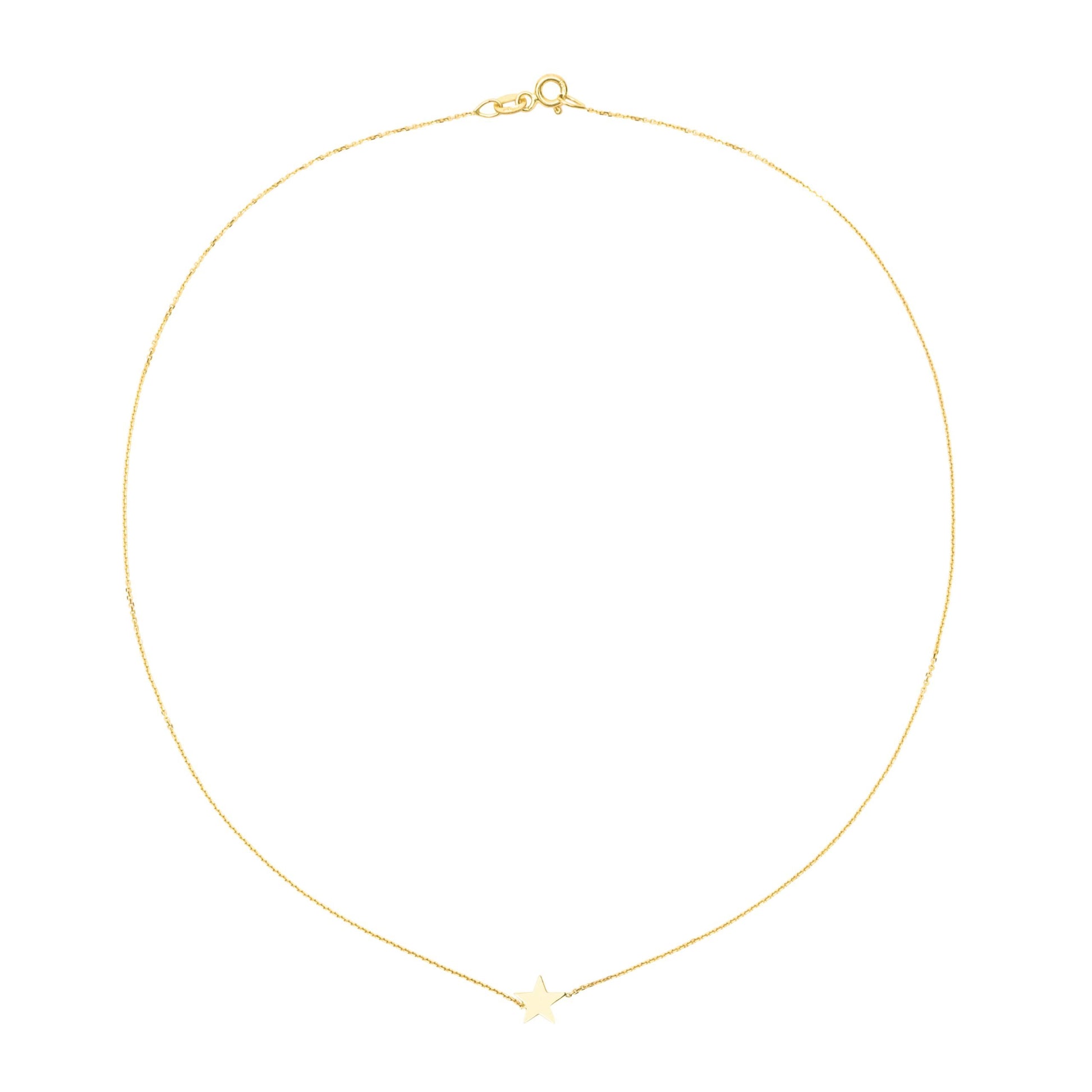 single-star-necklace