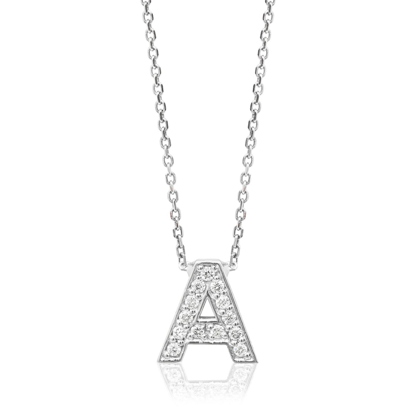 diamond-initial-necklace-14k