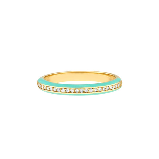 turquoise-enamel-diamond-band-14k